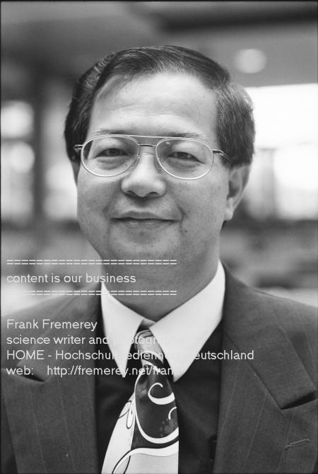 Foto von Peter Chen, entwarf das Entity/Relationship-Modell als eine neue Art, Daten zu betrachten. Interessiert sich unter anderem auch auch f&uuml;r Robotik und Forensische Informatik.