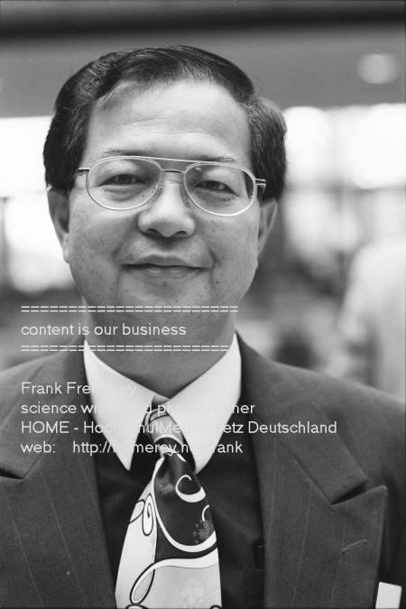 Foto von Peter Chen, entwarf das Entity/Relationship-Modell als eine neue Art, Daten zu betrachten. Interessiert sich unter anderem auch auch f&uuml;r Robotik und Forensische Informatik.